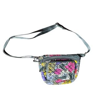 Vera Bradley In Falling Flowers Crossbody